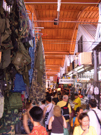 Bangkok Blick auf den JJ Markt