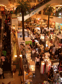 Bangkok Blick im MBK Center