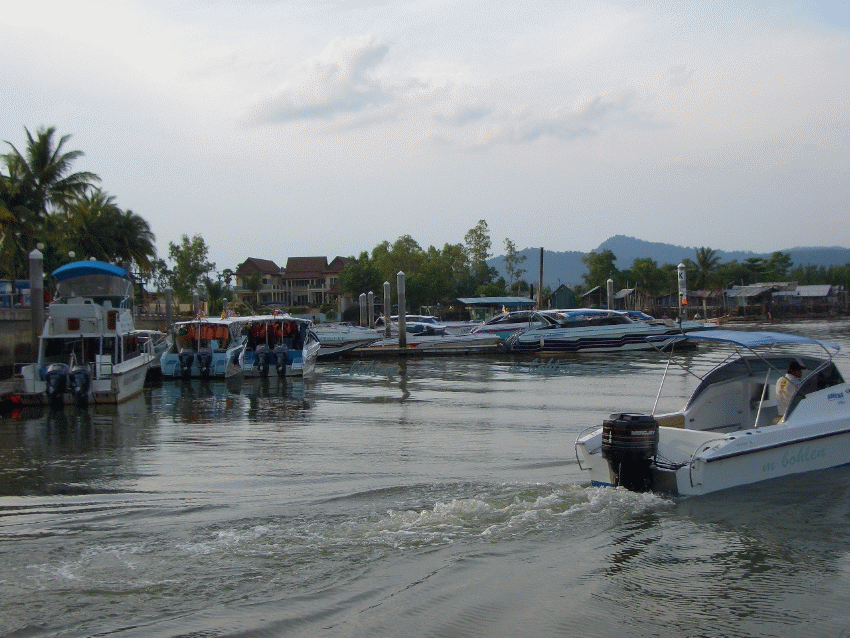 Blick von Hua Hin zum Strand nach Cha Am