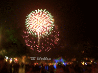 Feuerwer an Silvester auf Koh Samui  immer wieder 