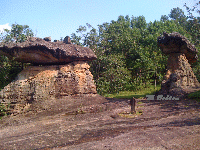 Ehemalige Behausung von den Mnchen im Stones Garden UdonThani