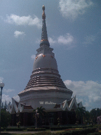 Die Spitze vom Wat Pa Ban Kho