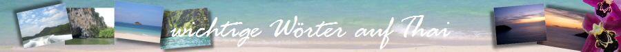 wichtige W�rter auf Thai